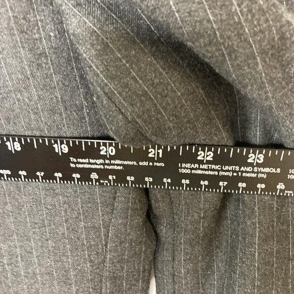 C&R Clothiers Gray Pin Stripe Virgin Wool Lined Suit Jacket Blazer Japan-42R - Picture 14 of 16
